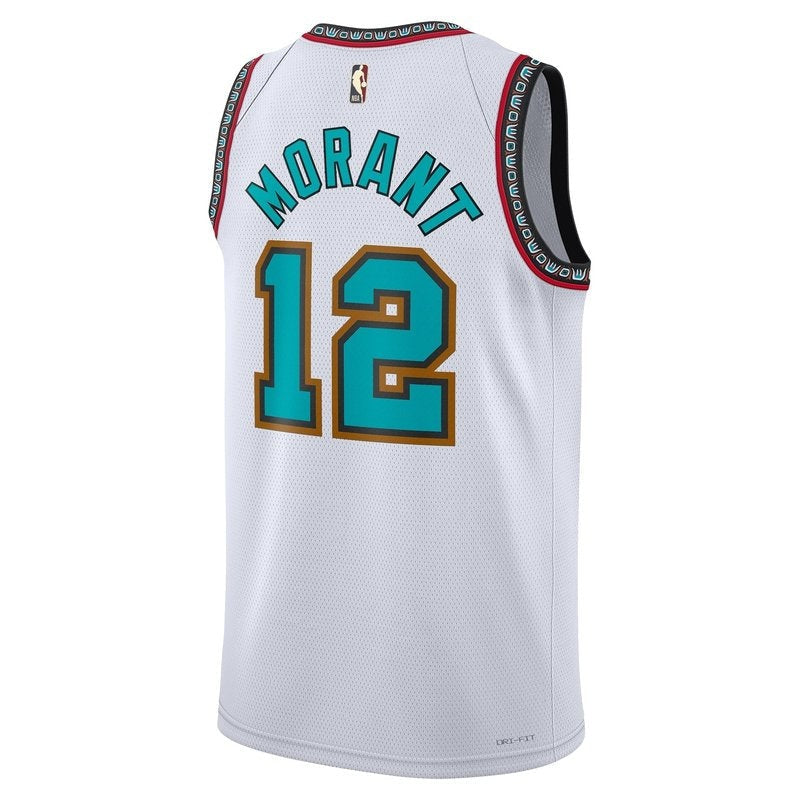 Maglia NBA Ja Morant - Memphis Grizzlies - 2024/25 - Bianco - Edizione Classica