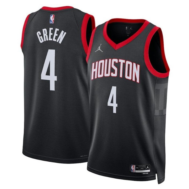 Maglia NBA Jalen Verde - Houston Rockets - 2023 Edizione di Impatto Oro - Nero