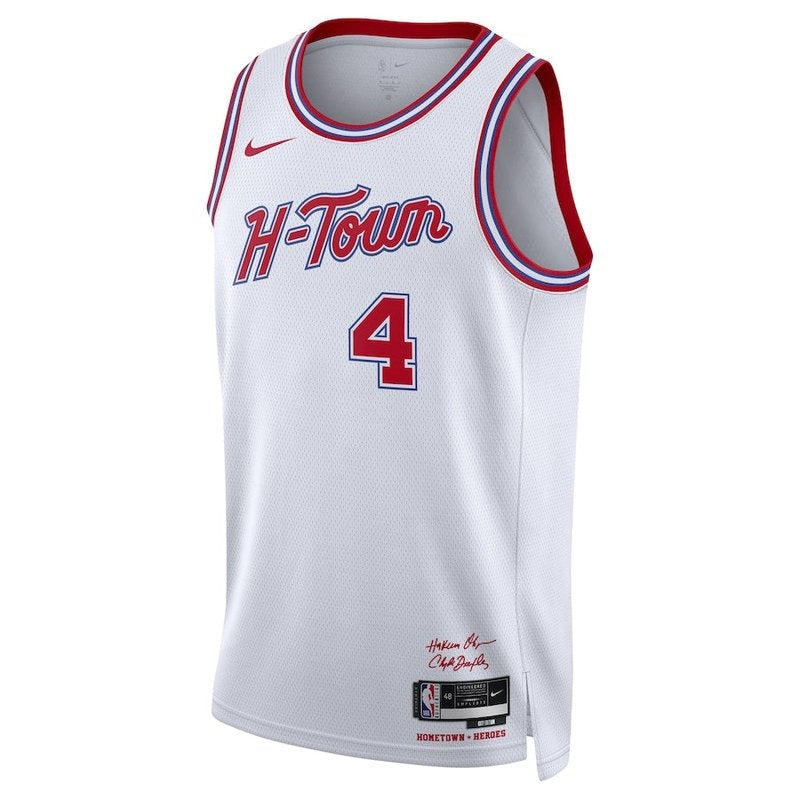 Maglia NBA Jalen Green - Houston Rockets - 23/24 - Bianco - Edizione Città