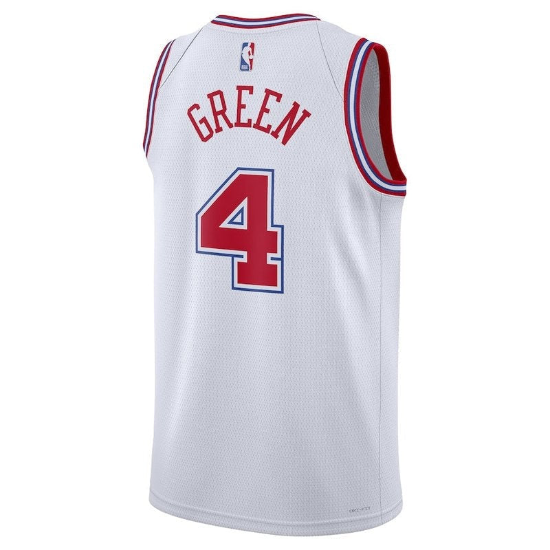 Maglia NBA Jalen Green - Houston Rockets - 23/24 - Bianco - Edizione Città