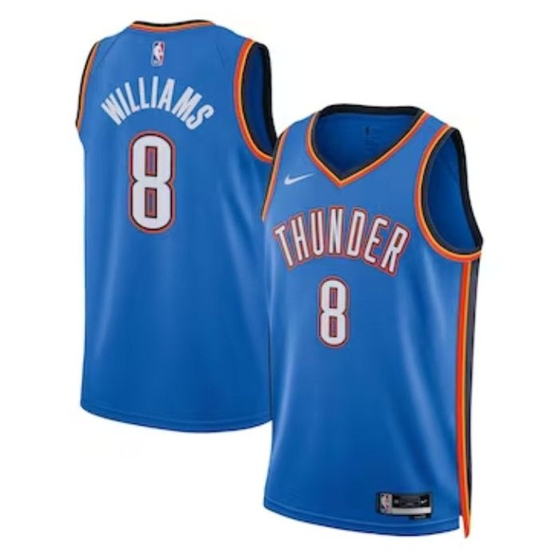 Maglia NBA Jalen Williams - Oklahoma City Thunder - 2023 - Edizione Icona - Blu