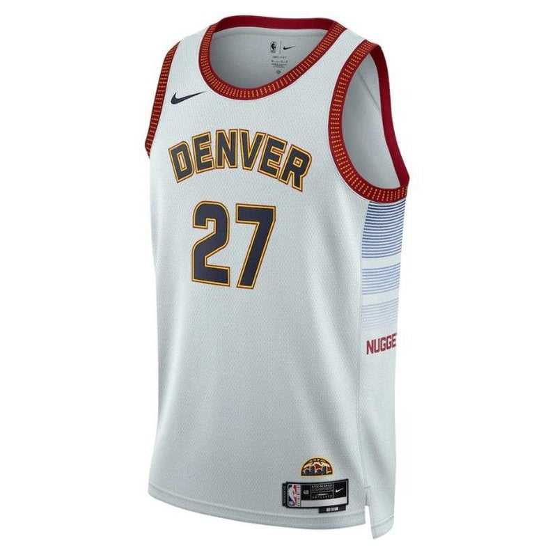 Maglia NBA Jamal Murray - Denver Nuggets - 2023 - Edizione Città - Argento
