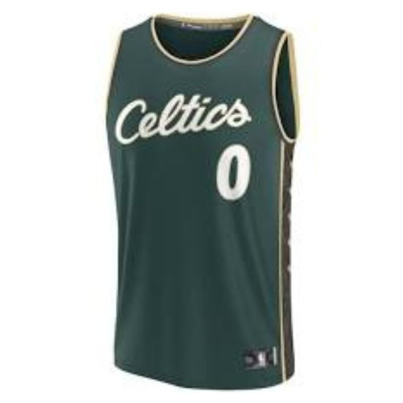 Maglia NBA Jayson Tatum - Boston Celtics - 2023 Fastbreak - Edizione Città - Kelly Green