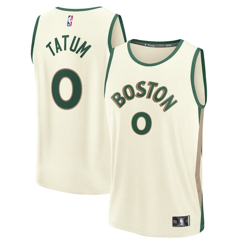 Maglia NBA Jayson Tatum - Boston Celtics - Fanatics Branded 23/24 Fast Break - Bianco - Edizione Città