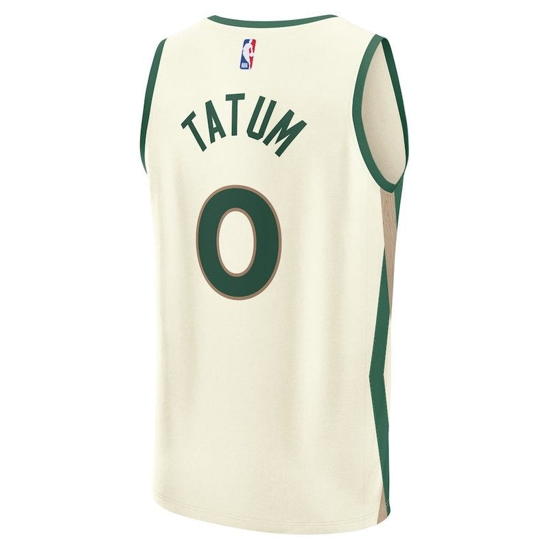 Maglia NBA Jayson Tatum - Boston Celtics - Fanatics Branded 23/24 Fast Break - Bianco - Edizione Città