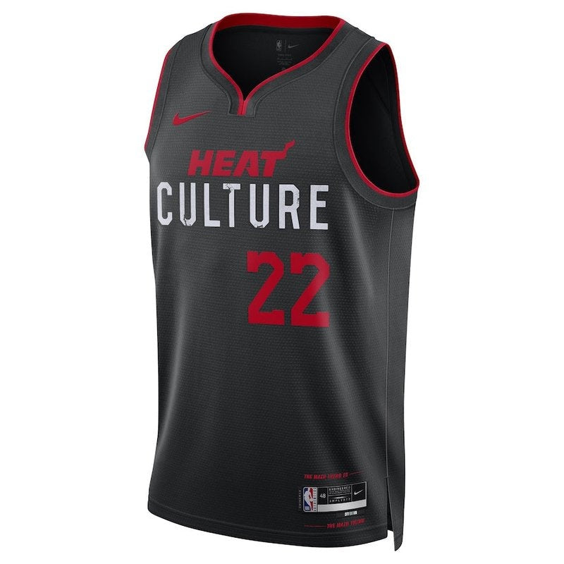 Maglia NBA Jimmy Butler - Miami Heat - 23/24 - Nero - Edizione Città