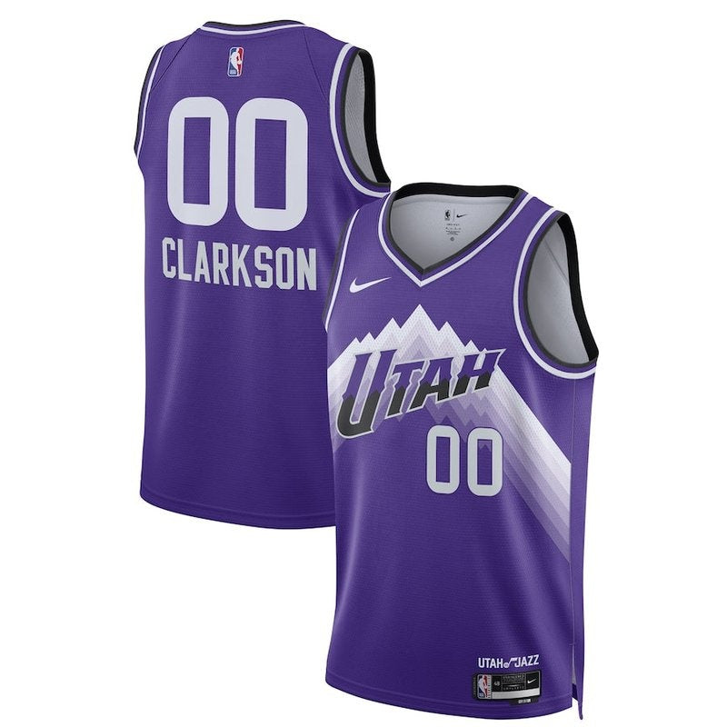 Maglia NBA Jordan Clarkson - Utah Jazz - 23/24 - Viola - Edizione Città