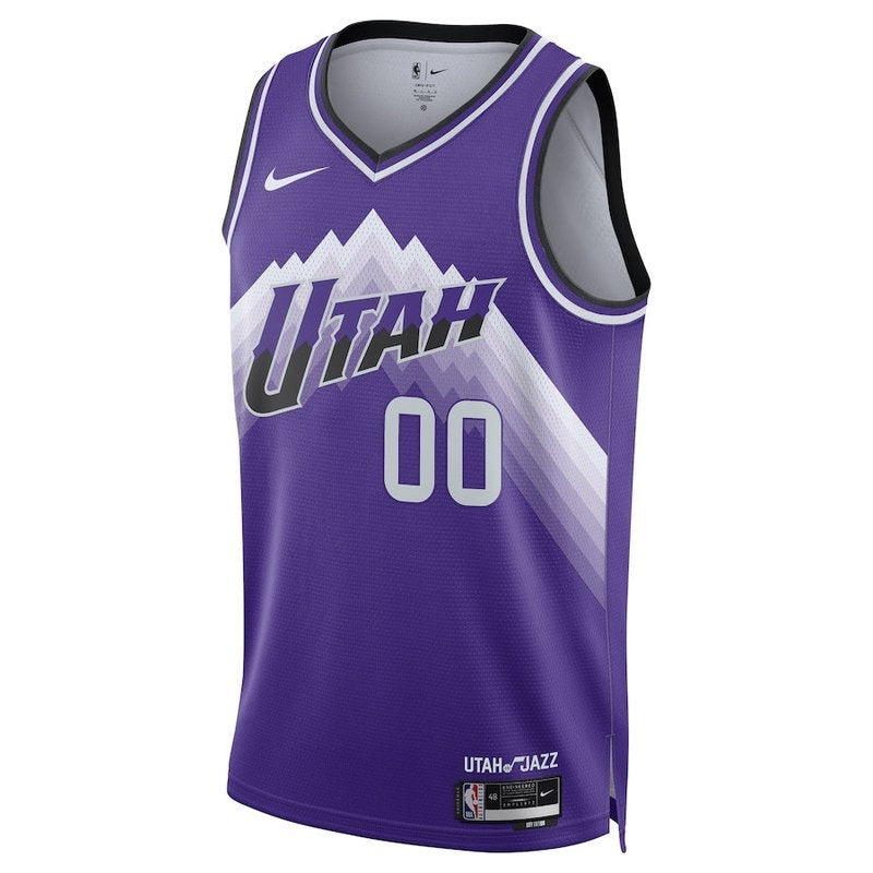 Maglia NBA Jordan Clarkson - Utah Jazz - 23/24 - Viola - Edizione Città