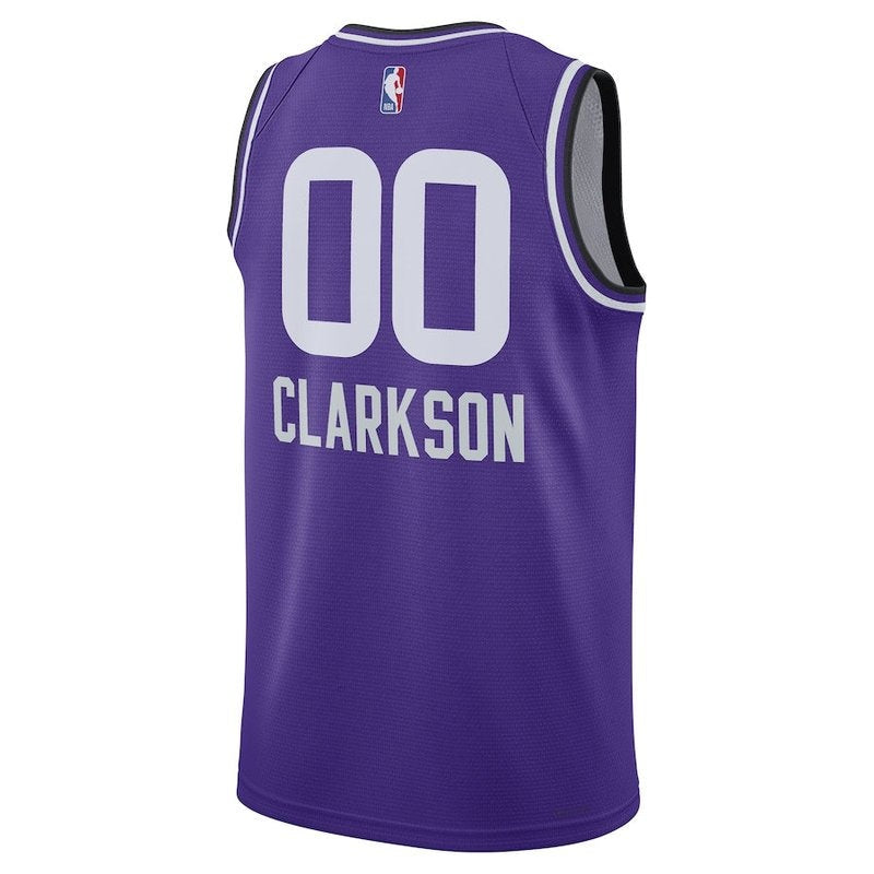 Maglia NBA Jordan Clarkson - Utah Jazz - 23/24 - Viola - Edizione Città