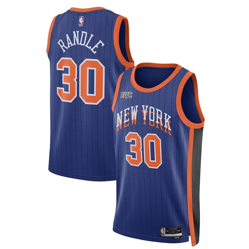 Maglia NBA Julius Randle - New York Knicks - 23/24 - Blu - Edizione Città