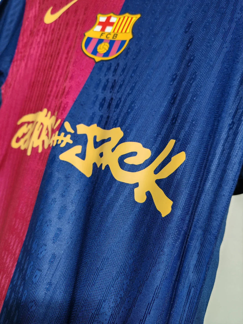 Camisa Barcelona I Travis Scott 2024/25 Jogador