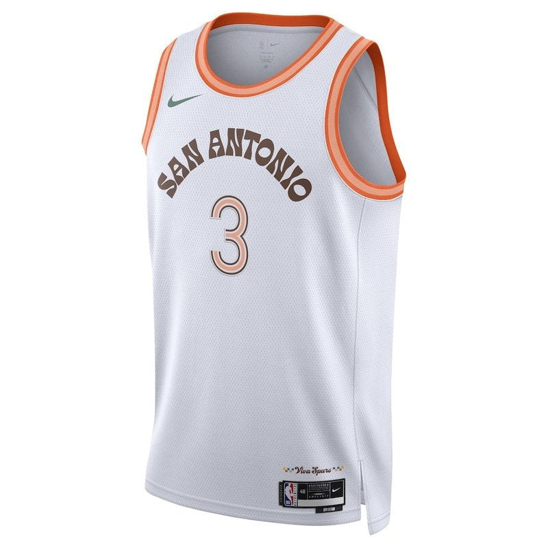 Maglia NBA Keldon Johnson - San Antonio Spurs - 23/24 - Bianco - Edizione Città