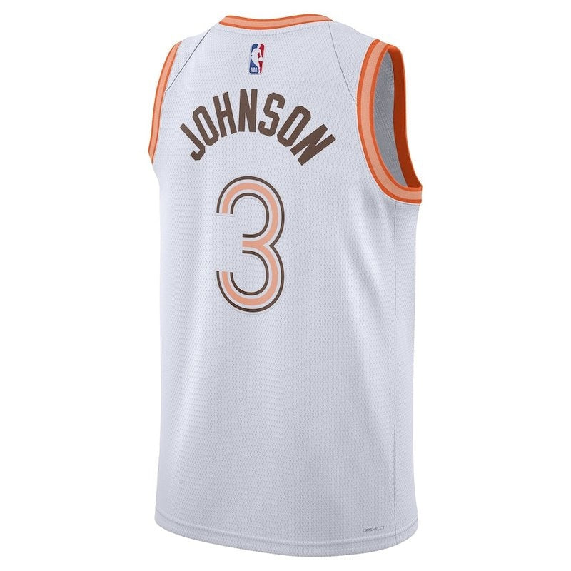 Maglia NBA Keldon Johnson - San Antonio Spurs - 23/24 - Bianco - Edizione Città