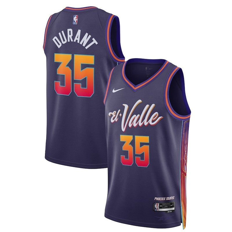 Maglia NBA Kevin Durant - Phoenix Suns - 23/24 - Viola - Edizione Città