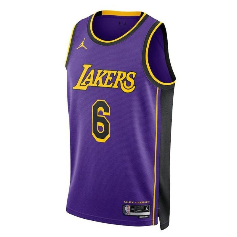 Maglia NBA LeBron James - Los Angeles Lakers - 2023 Edizione di Impatto - Viola