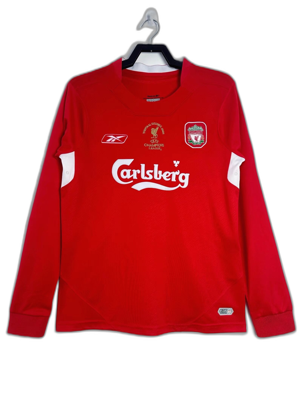 Maglia Liverpool 04/05 I Home - Versione Retrò Manica Lunga