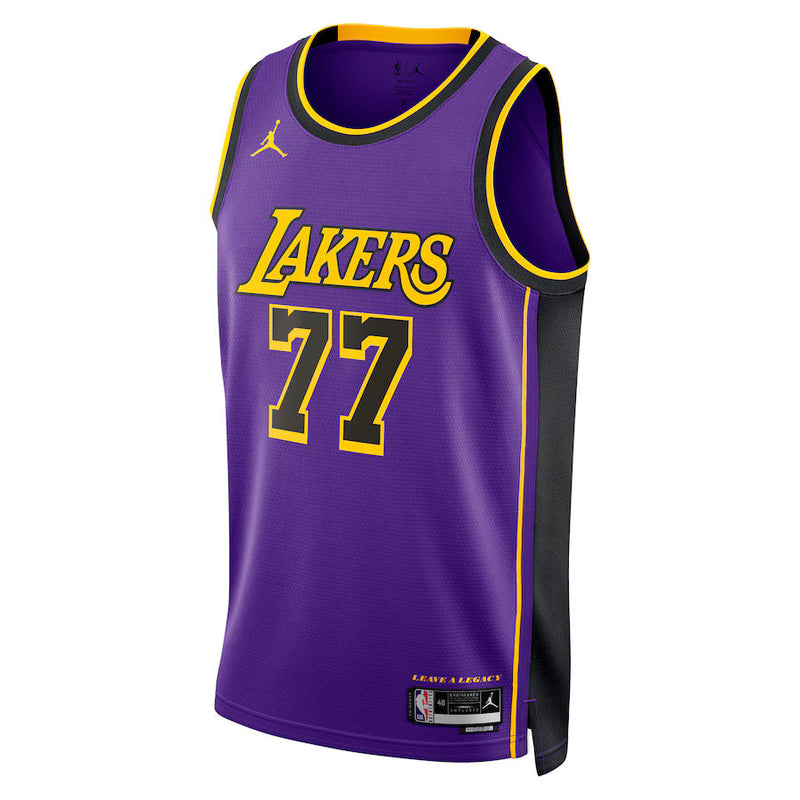 Maglia NBA Luka Dončić - Los Angeles Lakers - Edizione di Impatto 2024 - Viola - Unisex