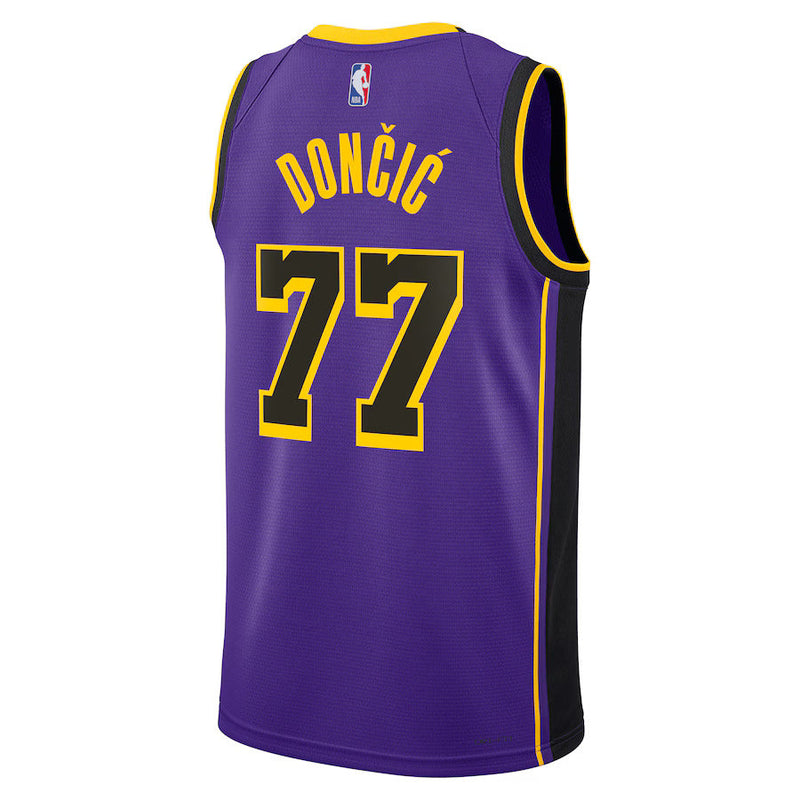 Maglia NBA Luka Dončić - Los Angeles Lakers - Edizione di Impatto 2024 - Viola - Unisex