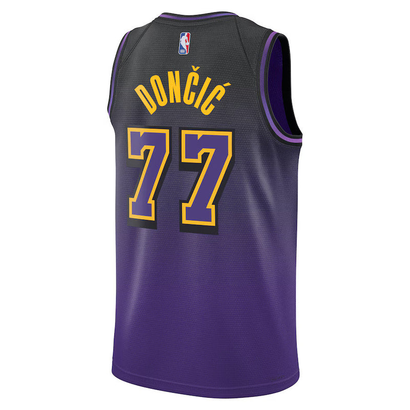 Maglia NBA Luka Dončić - Los Angeles Lakers - Edizione Città 2024 - Viola - Unisex