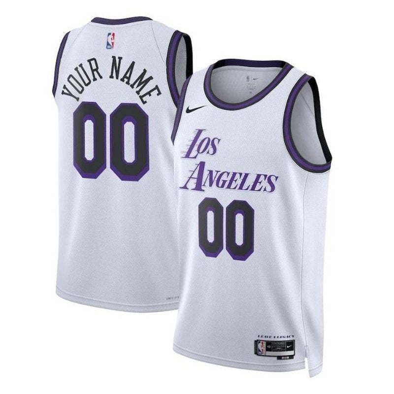 Maglia NBA - Los Angeles Lakers - 2023 - Edizione Città - Bianco