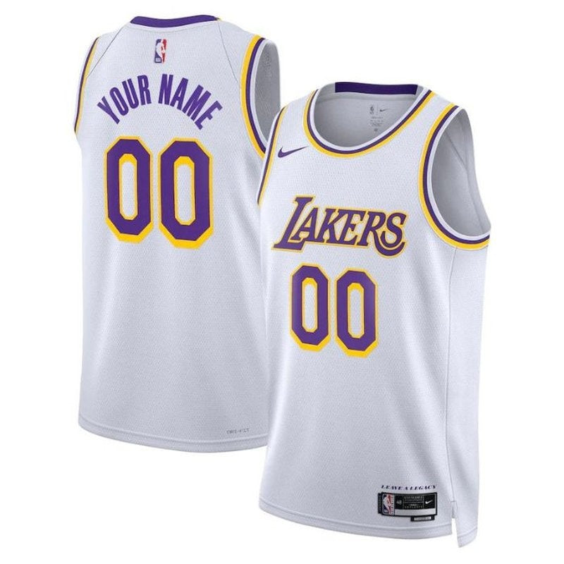 Maglia NBA - Los Angeles Lakers - 2023 Bianco - Edizione Associazione
