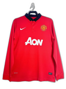 Maglia Manchester United 13/14 I Home - Versione Retrò Manica Lunga