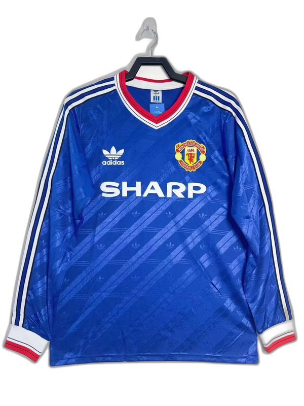 Maglia Manchester United 86/88 III Third - Versione Retrò Manica Lunga