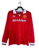 Maglia Manchester United 92/94 I Home - Versione Retrò Manica Lunga