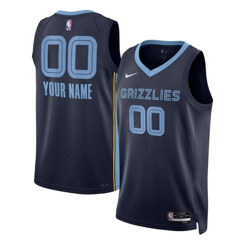 Maglia NBA - Memphis Grizzlies - 2023 Blu Marino - Edizione Icona