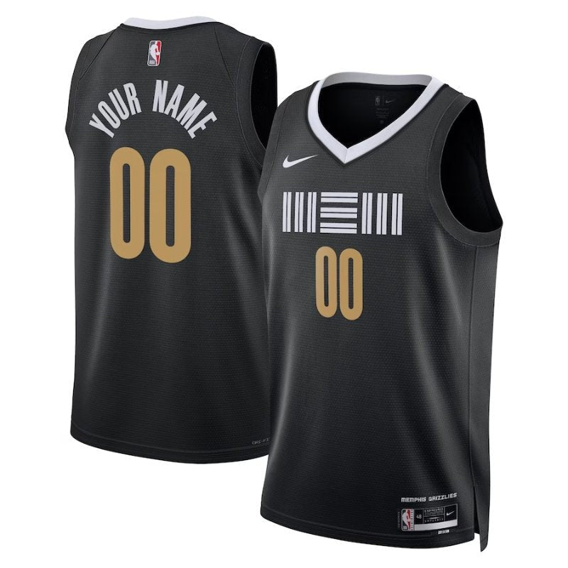 Maglia NBA - Memphis Grizzlies - 23/24 - Nero - Edizione Città