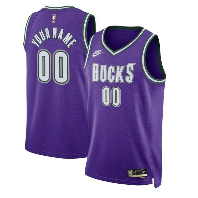 Maglia NBA - Milwaukee Bucks - 2023 - Edizione Classica - Viola