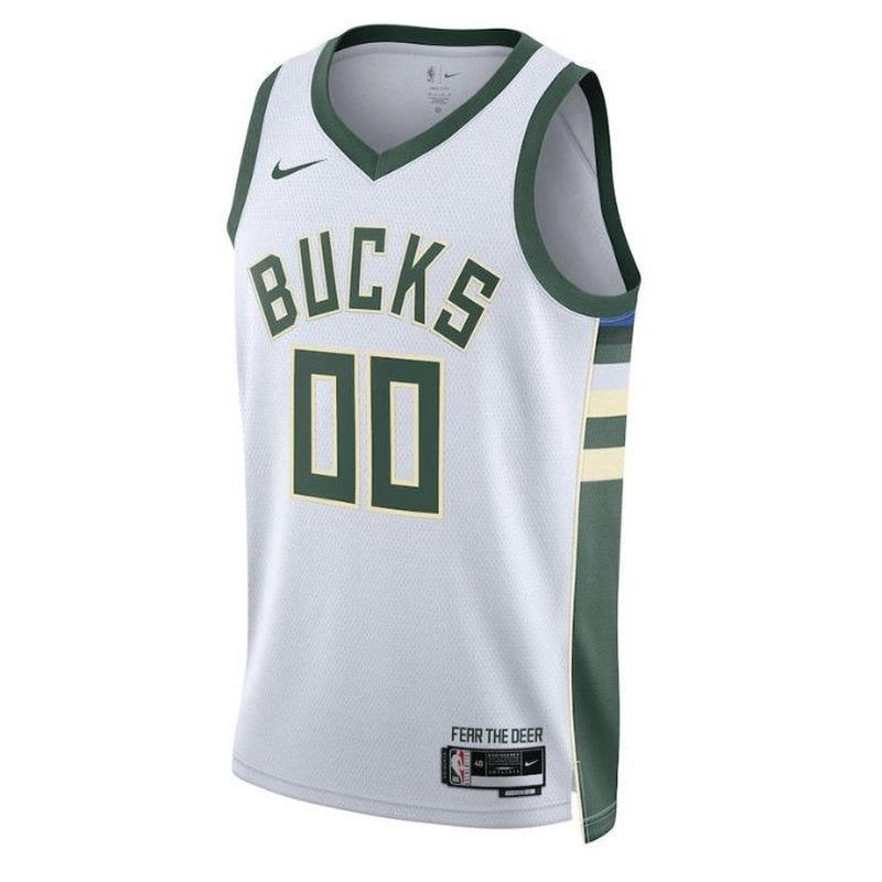 Maglia NBA - Milwaukee Bucks - 2023 Bianco - Edizione Associazione
