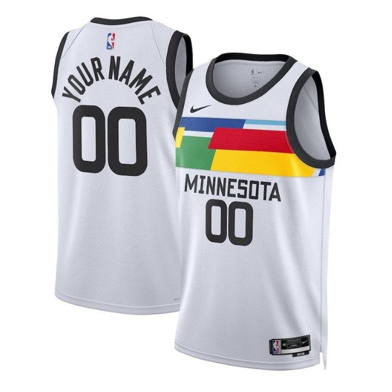 Maglia NBA - Minnesota Timberwolves - 2023 - Edizione Città - Bianco
