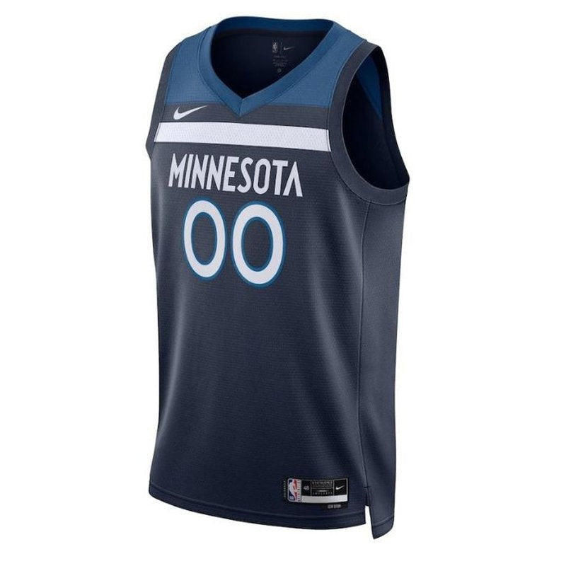 Maglia NBA - Minnesota Timberwolves - 2023 Blu Marino - Edizione Icona