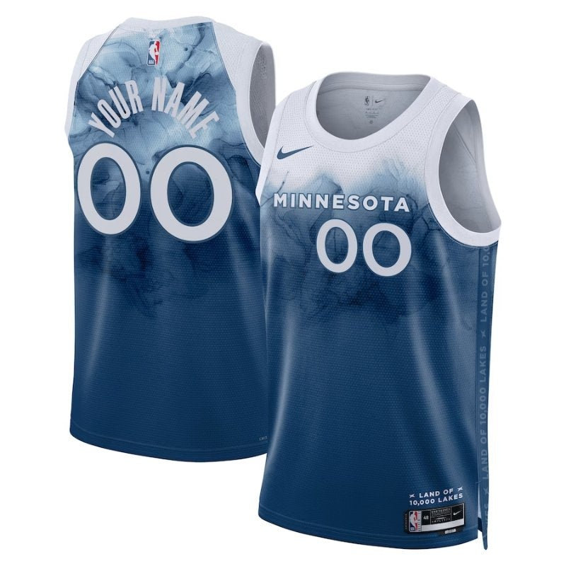 Maglia NBA - Minnesota Timberwolves - 23/24 - Blu - Edizione Città