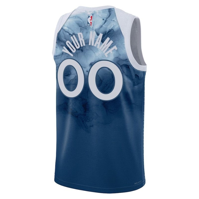 Maglia NBA - Minnesota Timberwolves - 23/24 - Blu - Edizione Città