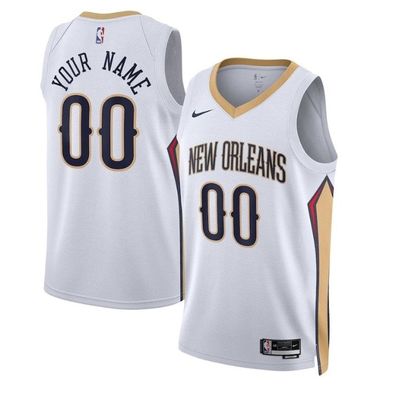 Maglia NBA - New Orleans Pelicans - 2023 Bianco - Edizione Associazione