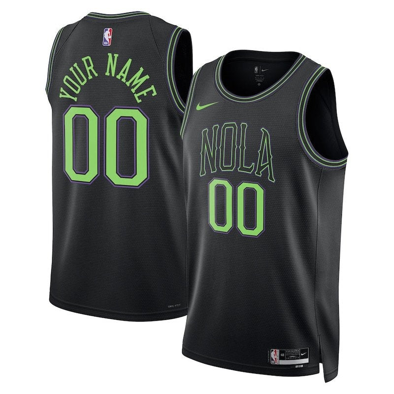 Maglia NBA - New Orleans Pelicans - 23/24 - Nero - Edizione Città