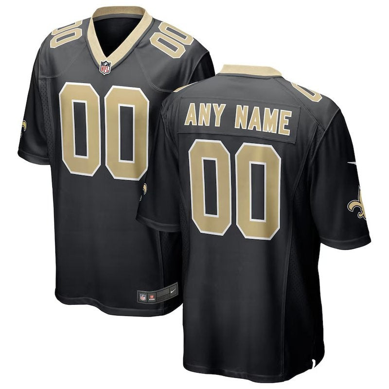 Maglia NFL New Orleans Saints - Versione di Gioco - Nero