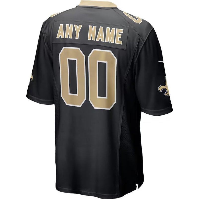 Maglia NFL New Orleans Saints - Versione di Gioco - Nero