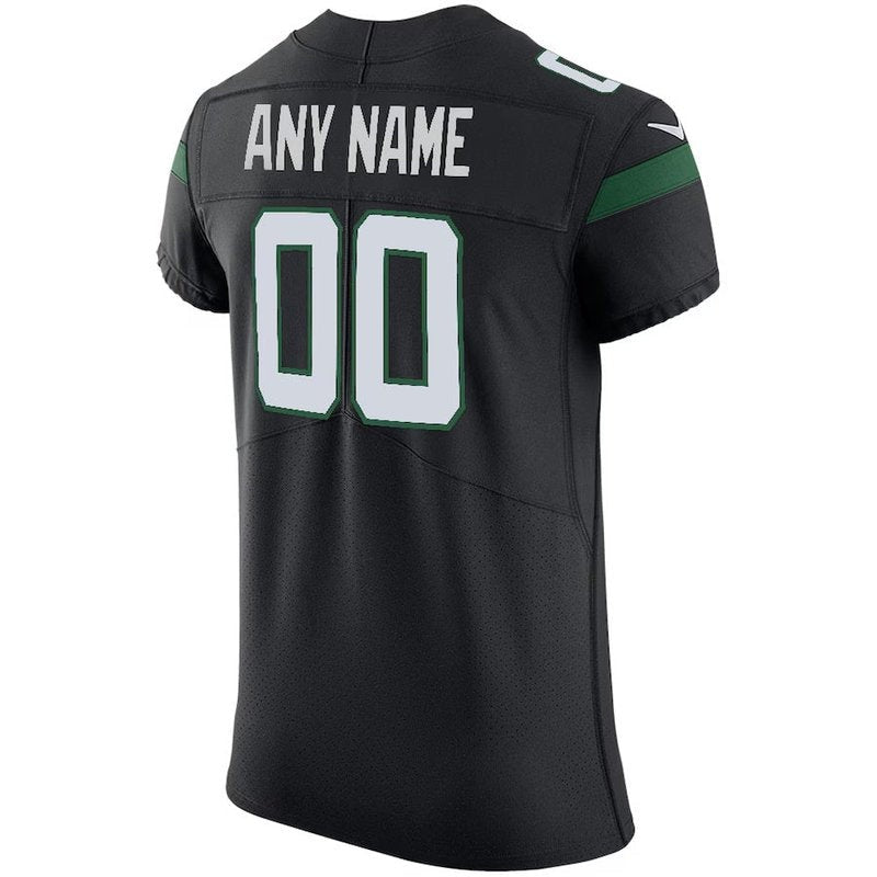Maglia NFL New York Jets - Edizione Personalizzata Stealth - Nero