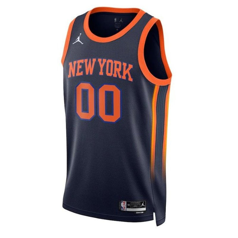 Maglia NBA - New York Knicks - 2023 - Edizione di Impatto - Blu Marino