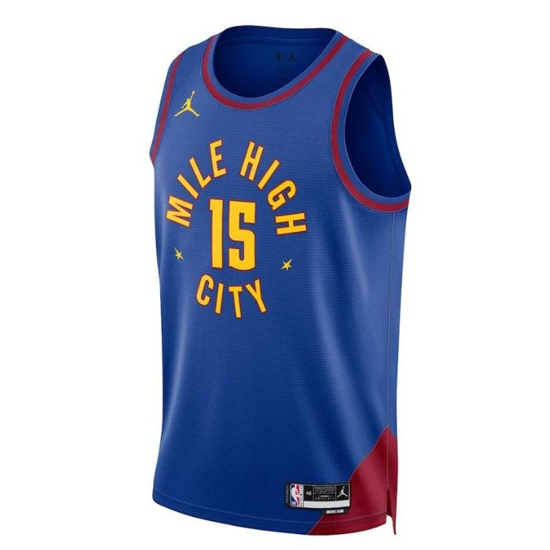 Maglia NBA Nikola Jokic - Denver Nuggets - 2023 Edizione di Impatto - Blu
