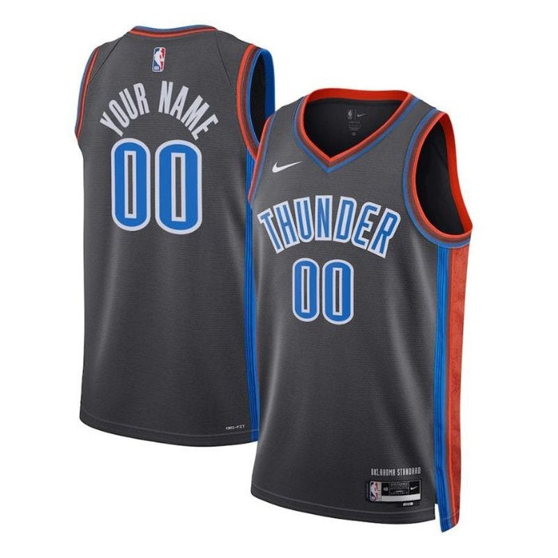 Maglia NBA - Oklahoma City Thunder - 2023 - Edizione Città - Nero