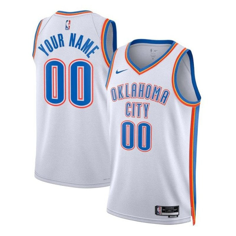 Maglia NBA - Oklahoma City Thunder - 2023 Bianco - Edizione Associazione
