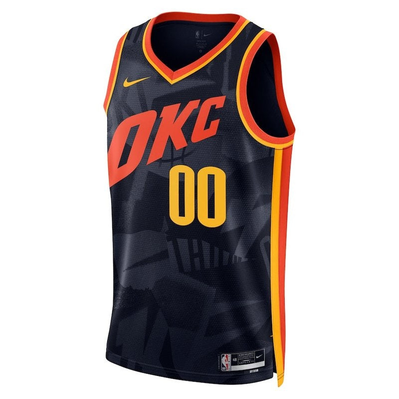 Maglia NBA - Oklahoma City Thunder - 23/24 - Blu Marino - Edizione Città