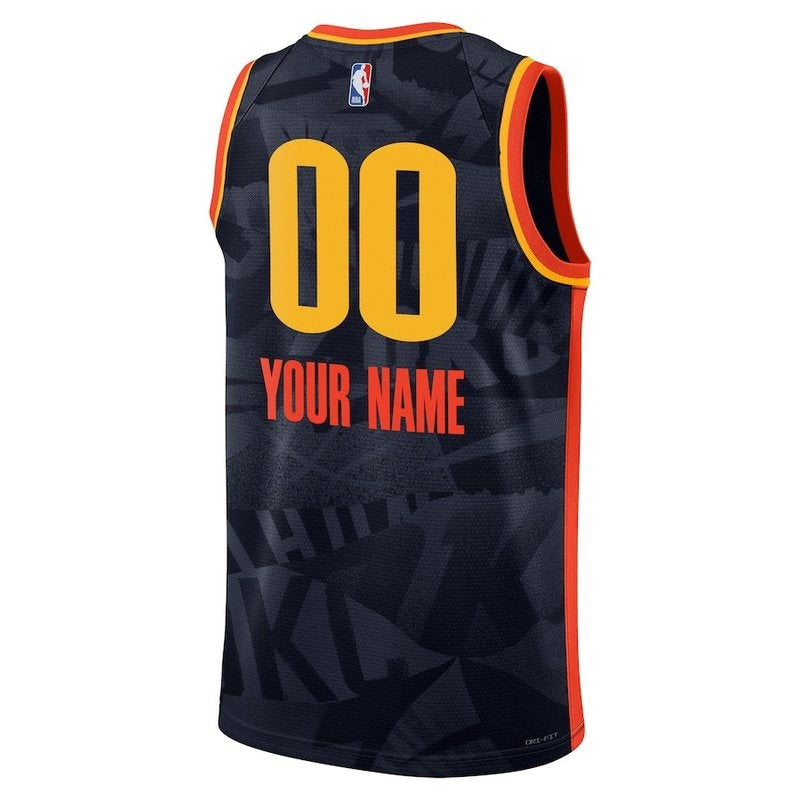 Maglia NBA - Oklahoma City Thunder - 23/24 - Blu Marino - Edizione Città