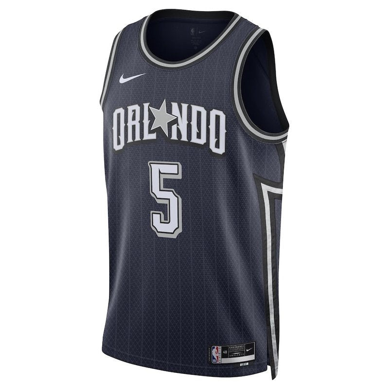 Maglia NBA Paolo Banchero - Orlando Magic - 23/24 - Blu Marino - Edizione Città