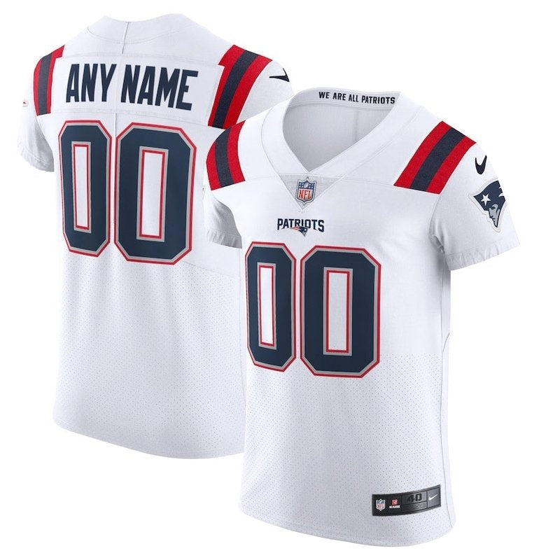 Maglia NFL Patriots - Edizione Personalizzata - Bianco