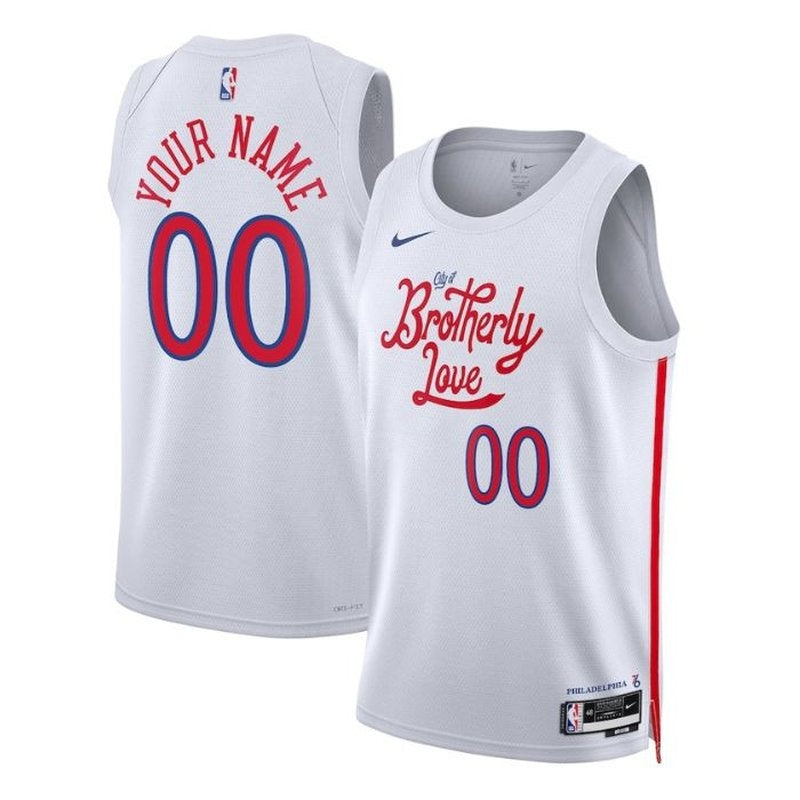 Maglia NBA - Philadelphia 76ers - 2023 - Edizione Città - Bianco